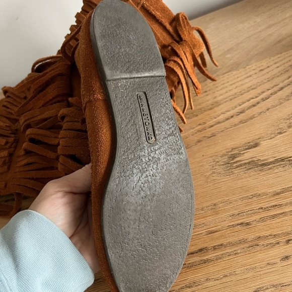 Minnetonka Fringe Suede Leather Boots - Picture 5 of 9